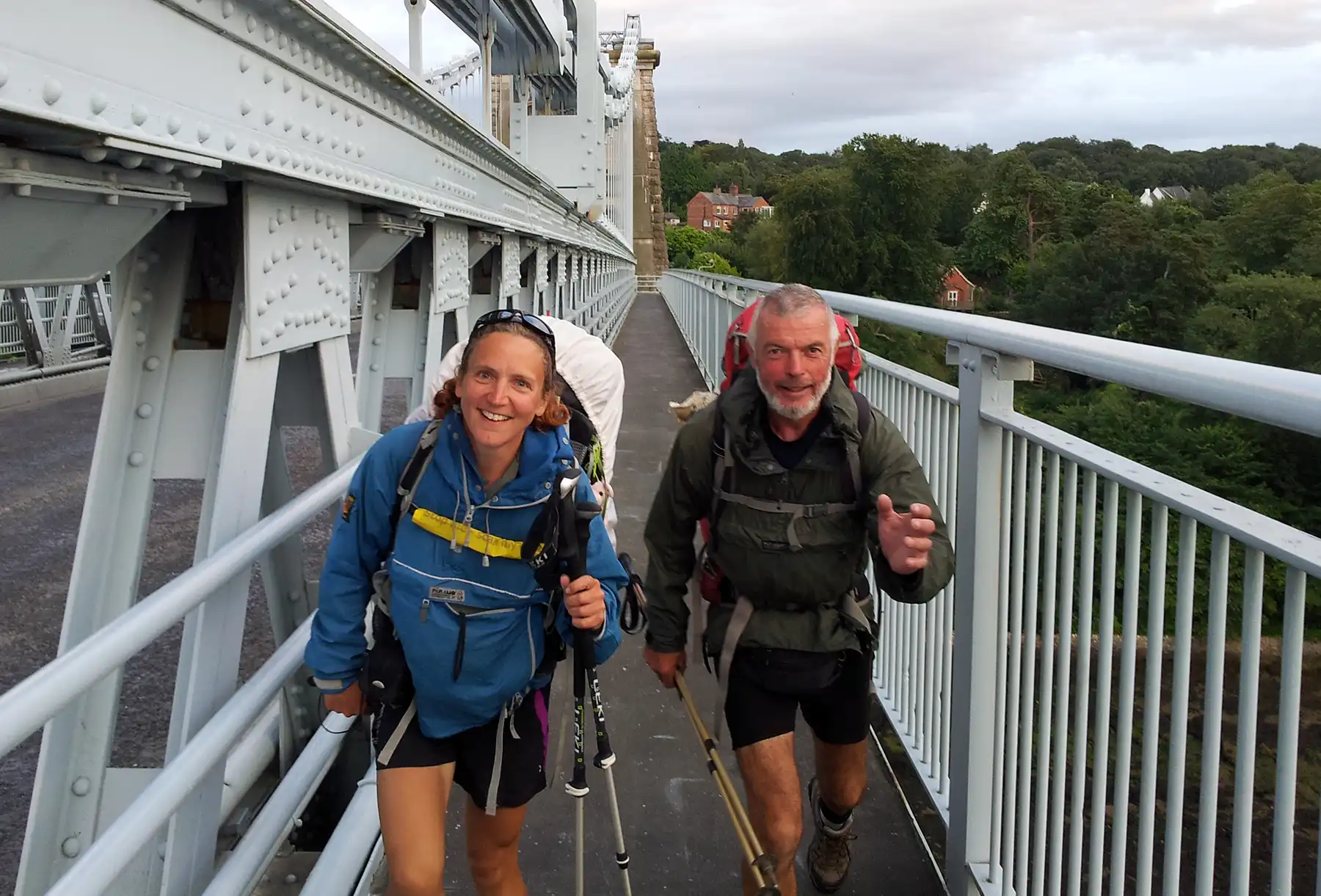 Zoe Langley-Wathen and husband, Mike Langley, are walking the British coastline