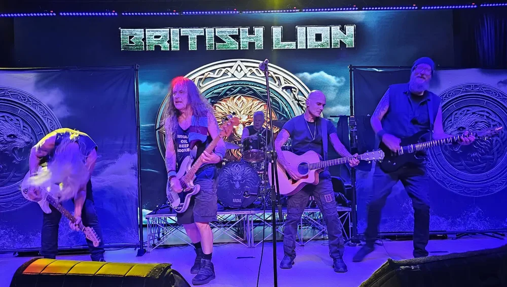 British Lion, featuring Iron Maiden's Steve Harris, are heading to Frome in December