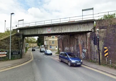 Work on the bridge, over the A362 in Frome, will close the road for around six weeks. Picture: Google