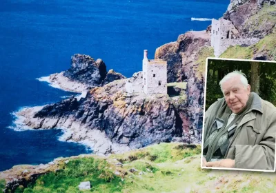 A range of pictures by Norman, inset, will be on show at the exhibition in Yeovil