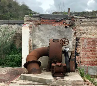The old turbine, which it is hoped can be retained