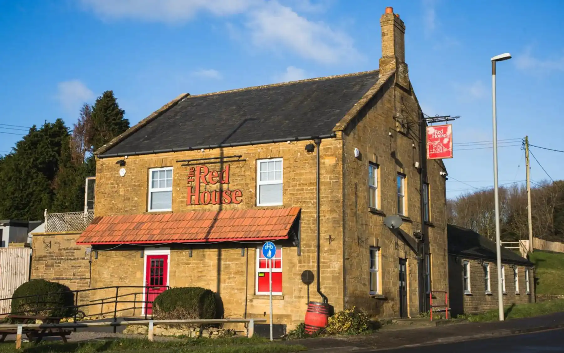 The Red House, on the A37 near Yeovil, is up for sale. Pictures: WTS