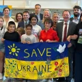 Tiverton & Minehead MP Rachel Gilmour was part of a visit to the Save Ukraine centre