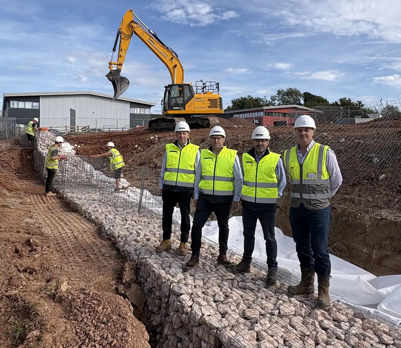 Work is underway on the new units at Westpark, near Wellington. Picture: Summerfield