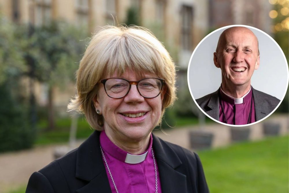 Bishop Michael, inset, said he is delighted at the appointment of Sarah Mullally