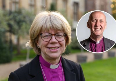 Bishop Michael, inset, said he is delighted at the appointment of Sarah Mullally