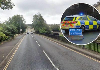 The crash happened on the A36 Rossiter Road in Bath. Picture: Google