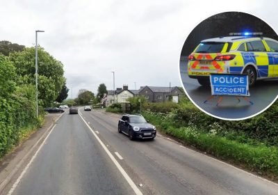 The A38 between Taunton and Wellington was closed for several hours after the crash. Picture: Google