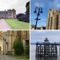 Clockwise from top left, Montacute, Wells, Clevedon and Frome make the list of best places to live in Somerset