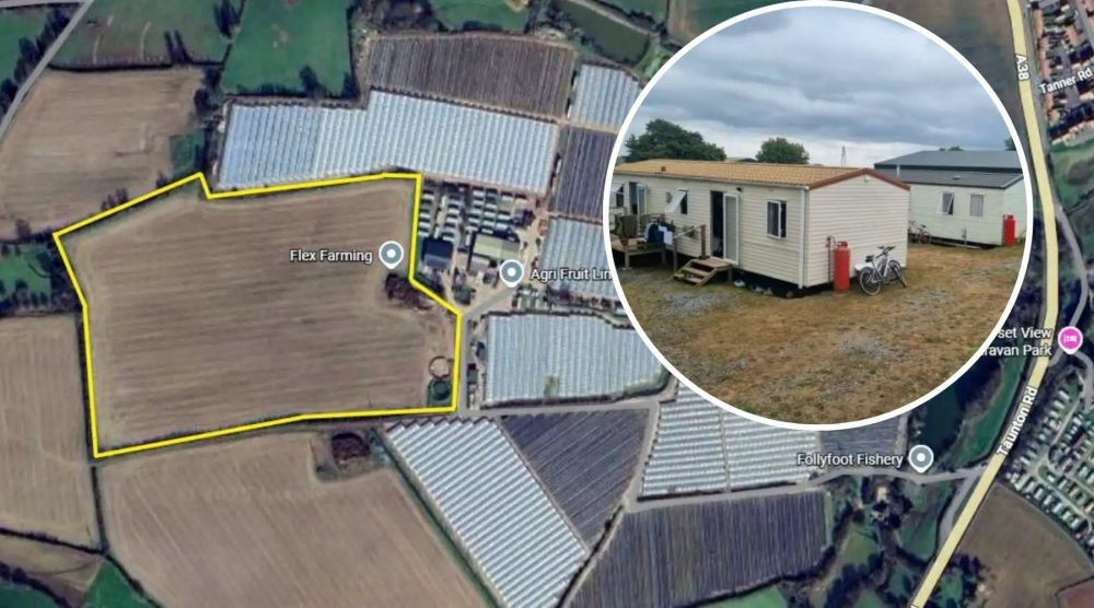Agri Food Ltd wants to expand at Folly Foot Farm in North Petherton. Pictures: Bateman Hosegood/Somerset Council