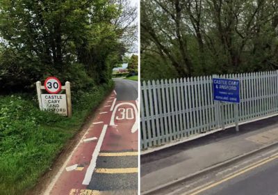 Ansford and Castle Cary could see their parishes merged. Pictures: Google