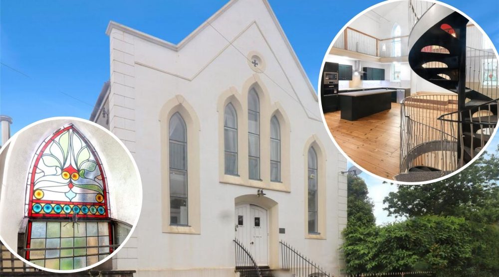 The Old Chapel, in Wiveliscombe, is on the market for £415,000