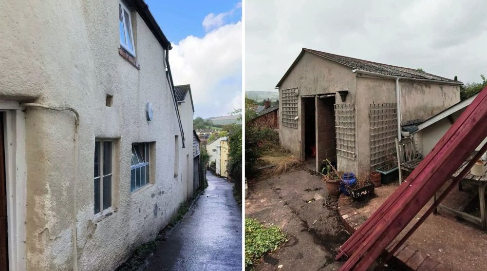 The former bakery, in Wiveliscombe, could become two houses. Pictures: Channel Architecture