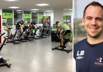 A marathon 10-hour sprint session was held in memory of Luke Buckingham, right