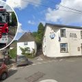 Eght fire crews were sent to the scene, believed to be in the Town Marsh area of Dulverton, West Somerset. Picture: Google