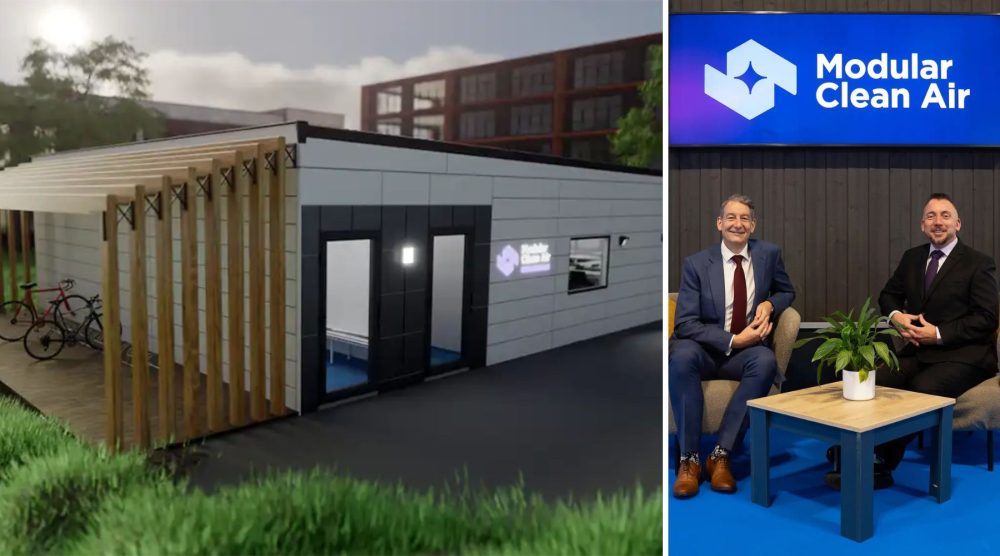 Chris Blackwell-Frost and Phillip Godden of MCA, which creates modular cleanrooms