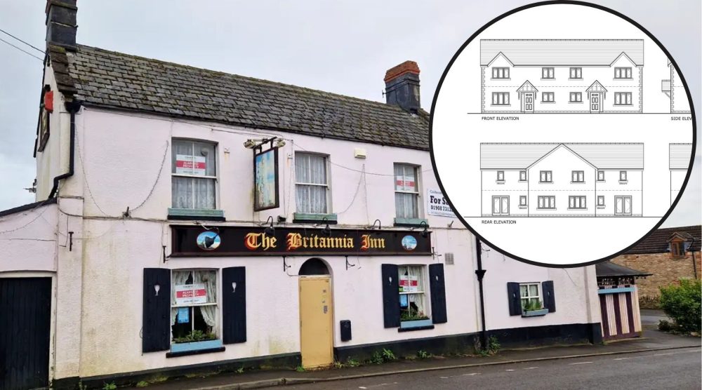 Plans have been submitted to convert The Brit, in Wells, and build new homes