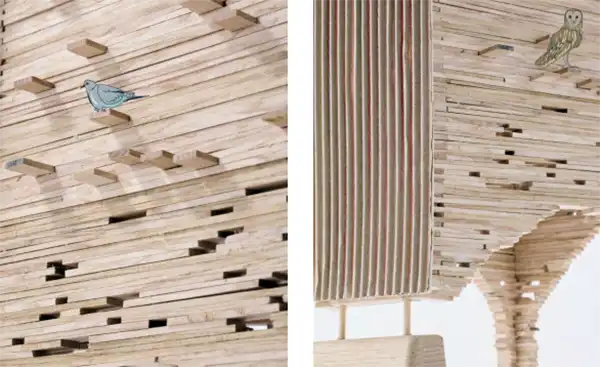 The tower aims to provide habitats for a range of species. Picture: Pearce+/Somerset Council