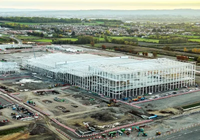 The Agratas factory is being built at Puriton, near Bridgwater. Pictures: Agratas