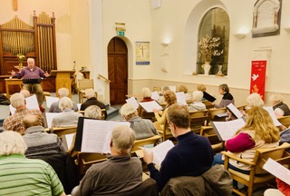 Castle Cary Choir is busy rehearsing for the Christmas Concert