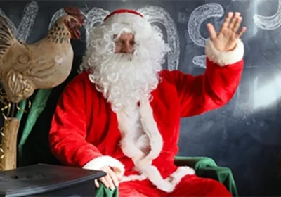 Father Christmas will visit Ferne Animal Sanctuary this weekend