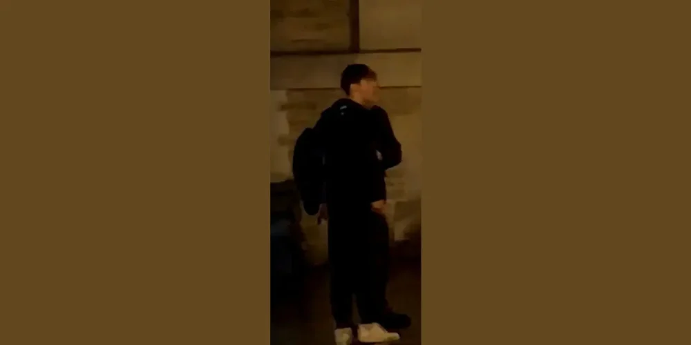 Police are keen to trace this person after an assault in Market Place, Frome. Pictures: Google/Avon & Somerset Police