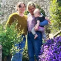 Rebecca and Jill with little Astrid