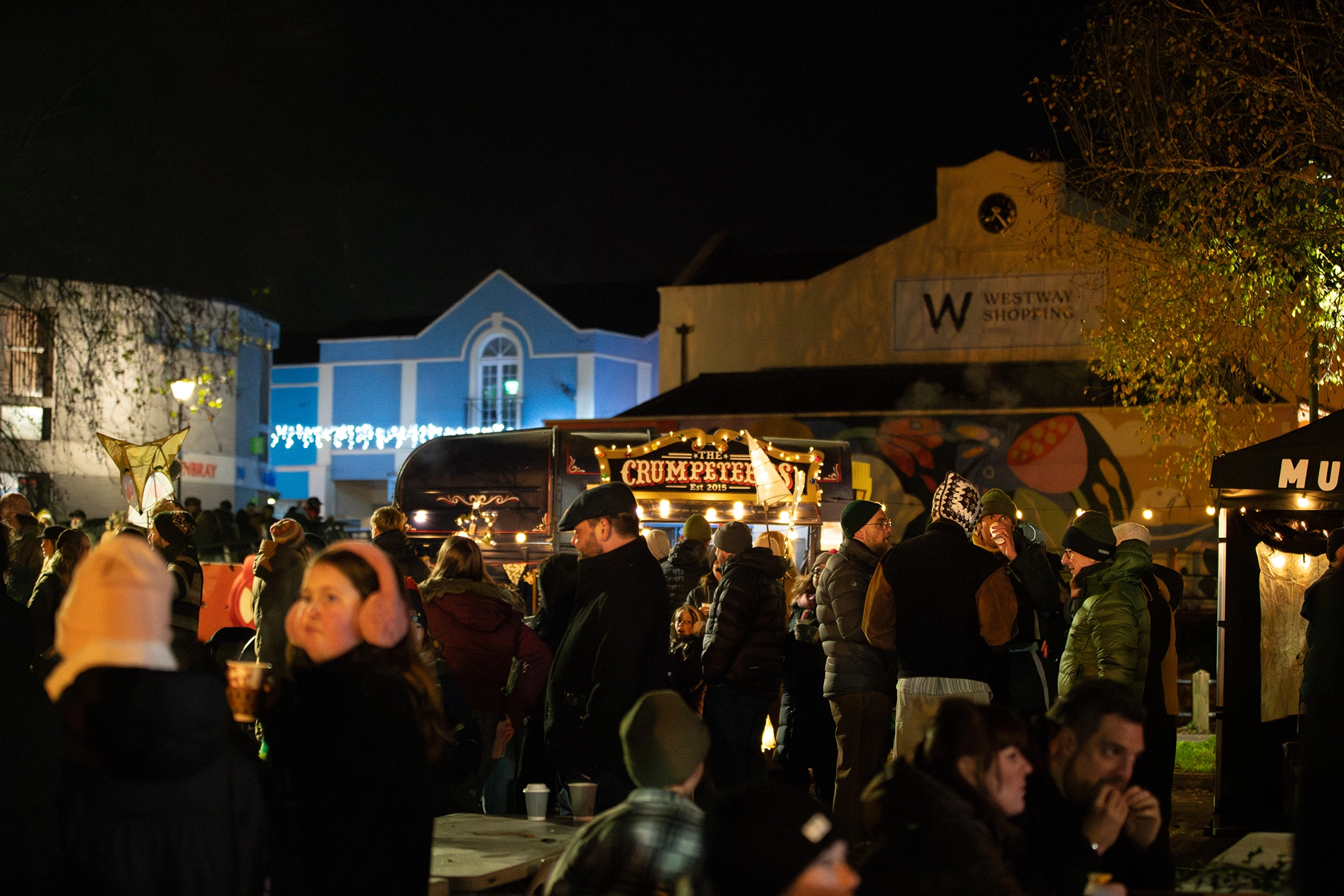 A Festive Food Court kept townsfolk fed and watered throughout. Picture: Sarah Swales