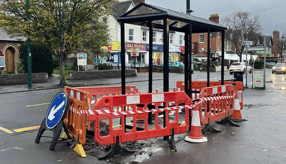 Bus shelters are being replaced in Minehead. Pictures: Mandy Chilcott