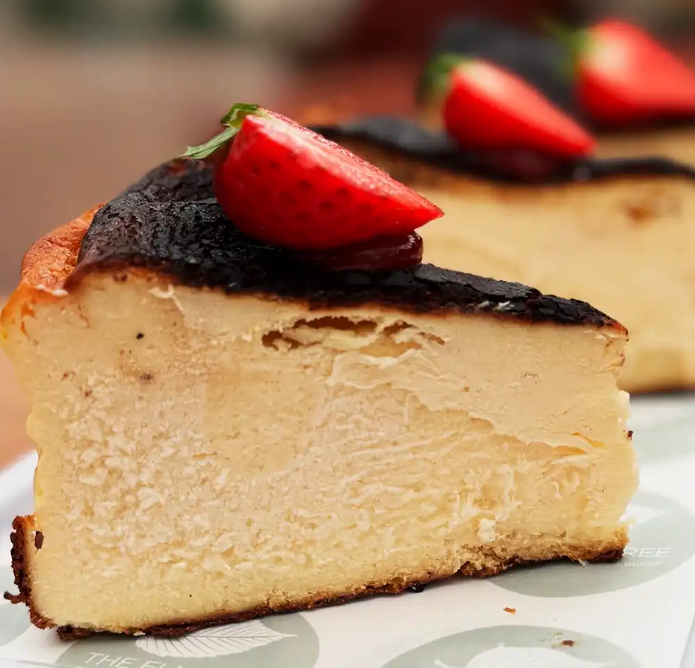 The Elm Tree restaurant's basque cheesecake also picked up a gold award