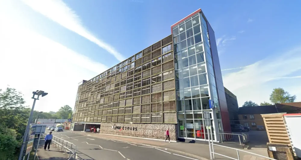 The multi-storey at Musgrov Park Hospital in Taunton was closed after an 'incident'. Picture: Google