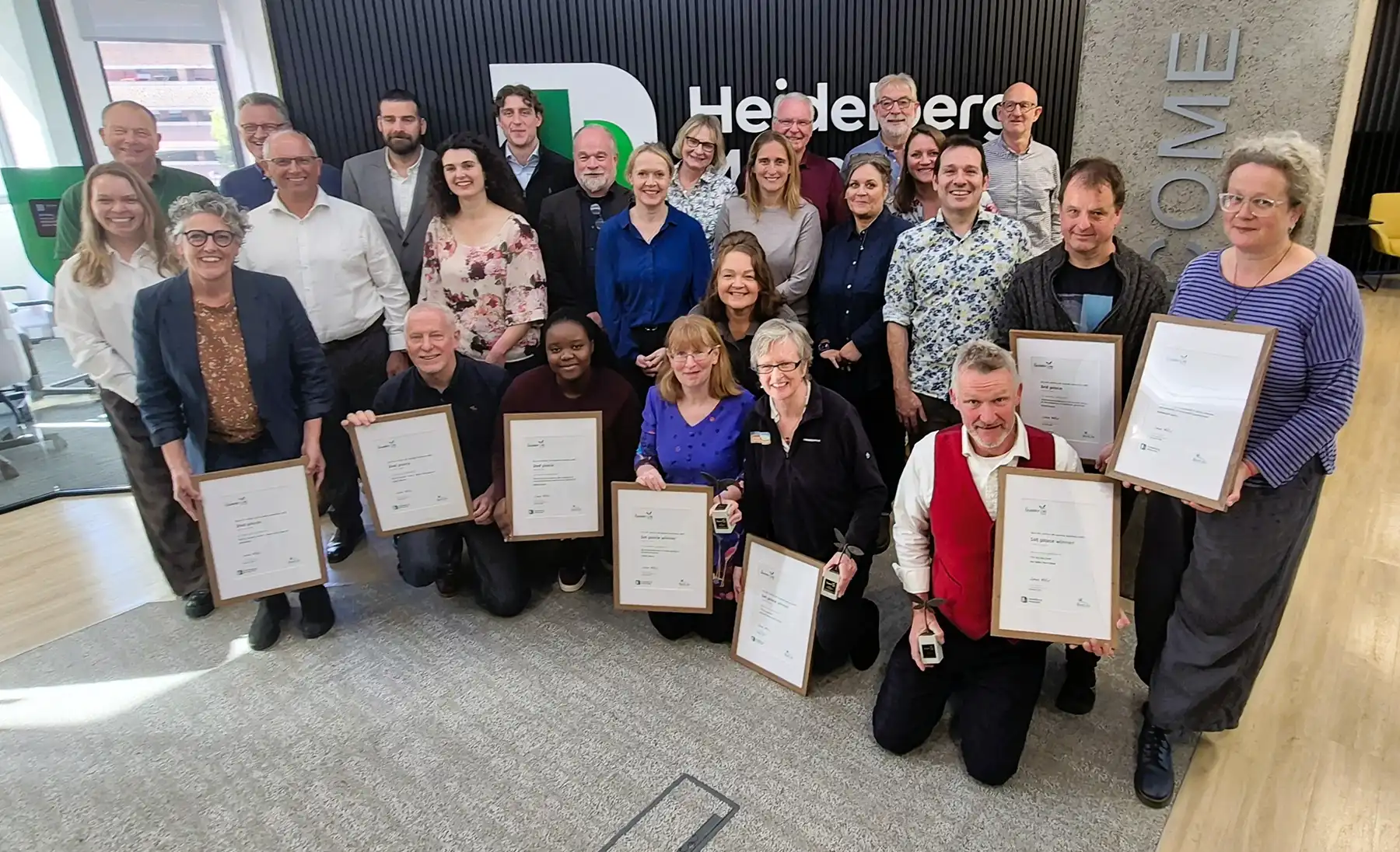 Winners and runners-up at the awards