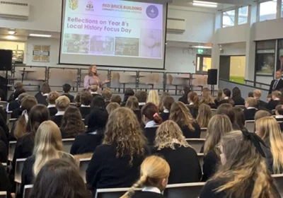 Youngsters have been learning about the industrial history on their doorstep