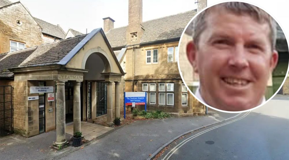 Yeovil-based M&J Bowers is making donations to the ward after it cared for colleague, Jason Crabb, inset