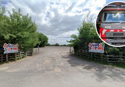 Firefighters were called to the Animal Farm Adventure Park, at Berrow, on Tuesday afternoon. Picture: Google