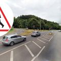 The lights on the A39 at Dunster will be replaced during four months of roadworks. Picture: Google
