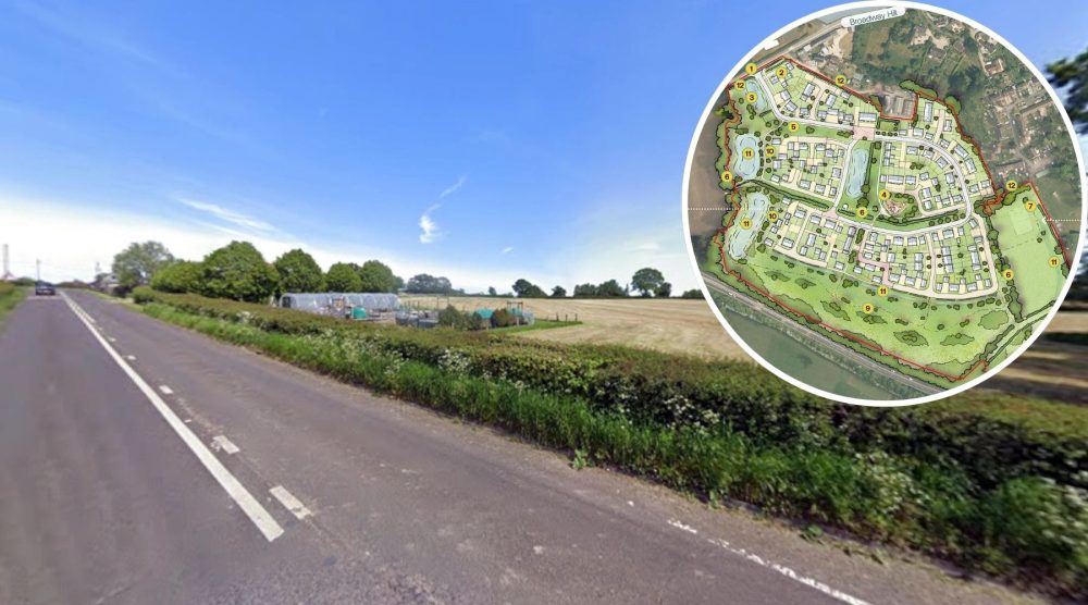 The homes would be built on land off Broadway Hill, in Horton, near Ilminster