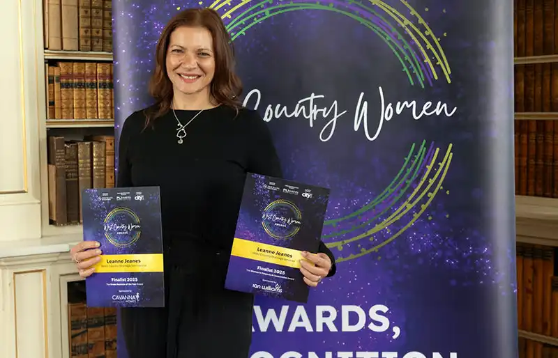 Leanne Jeanes, of West Country Drainage Services Ltd, is a finalist