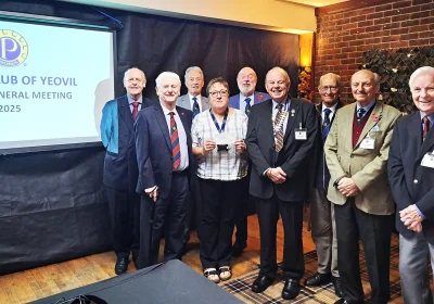 Turnout was good at the Yeovil Probus Club AGM