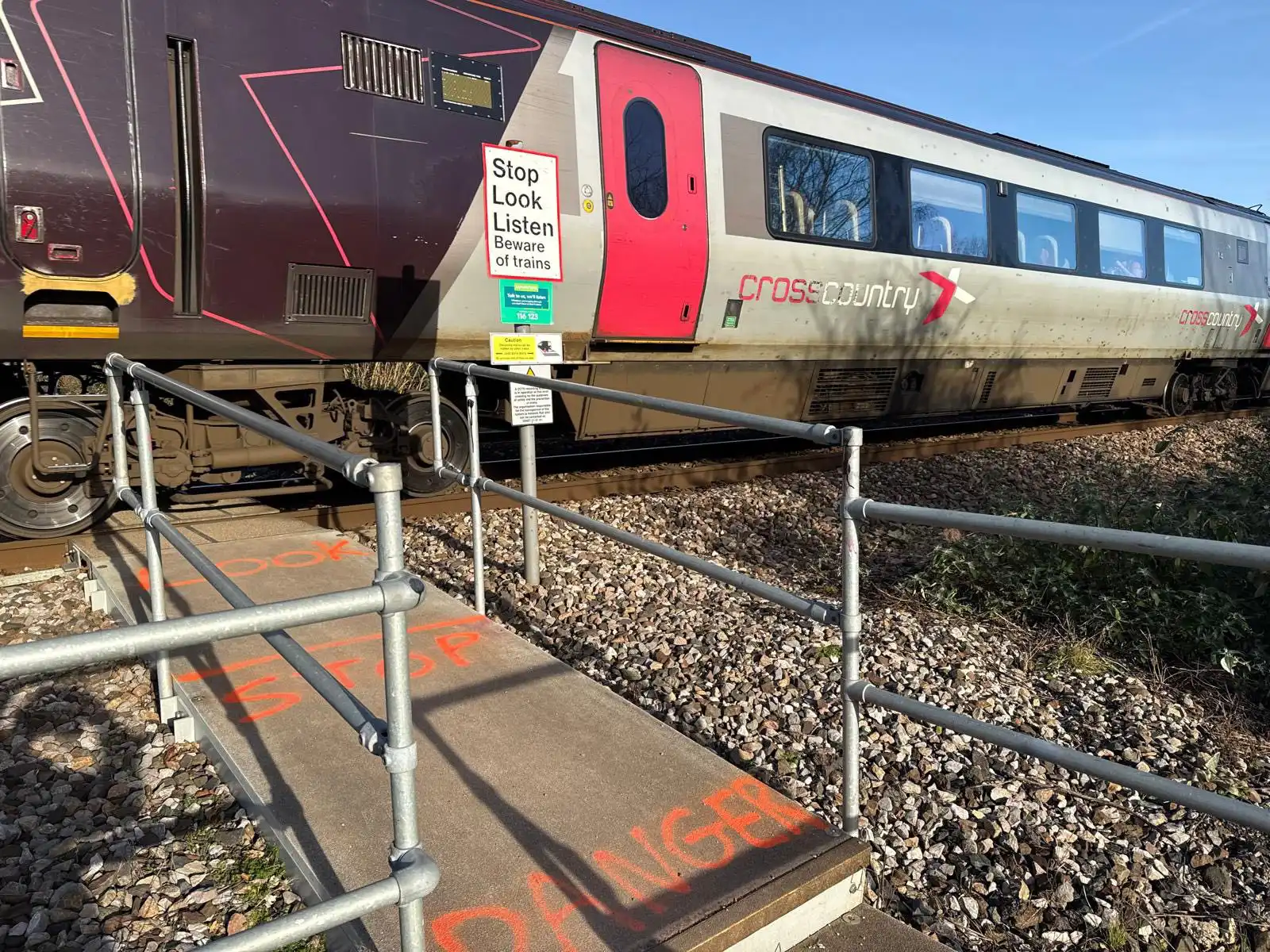Campaigners say the crossing is unsafe and should be closed, or have extra safety measures installed