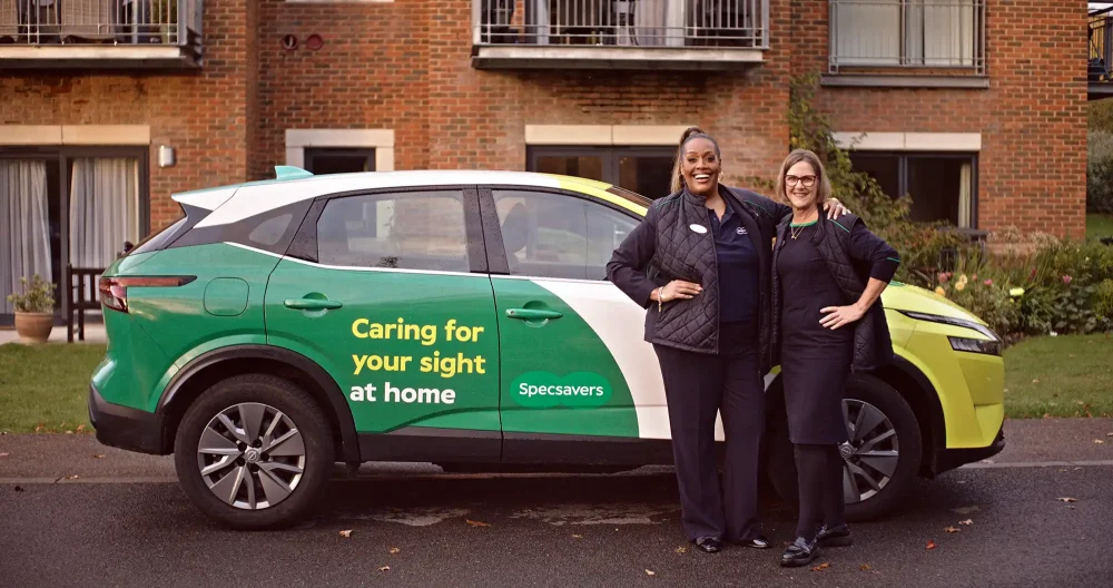 Alison Hammond has been out and about with the Specsavers team