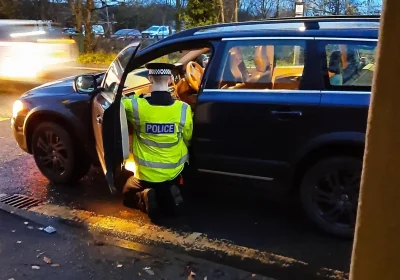 Police stopped vehicles at West Huntspill and Axbridge. Picture: Avon & Somerset Police