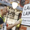 New signs have been put up for Lando Lane, in honour of Formula 1 world champion, Lando Norris
