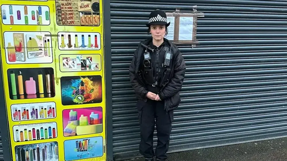Police sought a closure order on the Taunton Market shop, in Station Road. Picture: Avon & Somerset Police