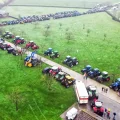 The New Year's Day Road Run sees dozens of tractors hit the roads of South Somerset. Picture: RMDAgri