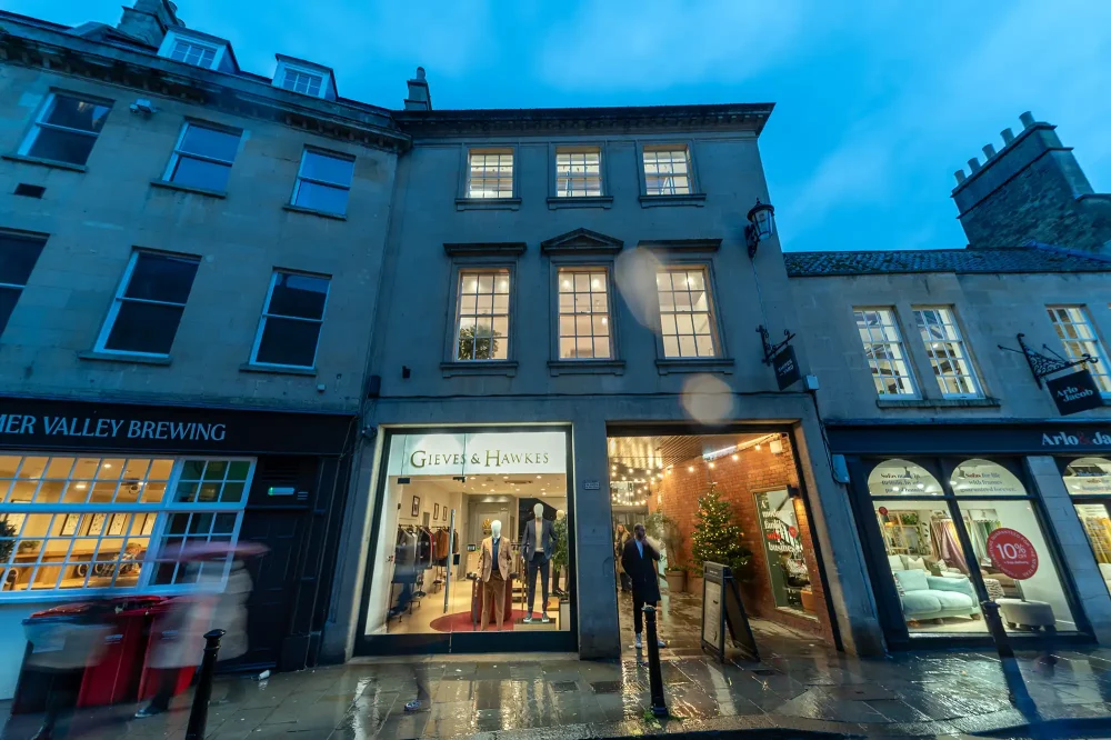 Gieves & Hawkes has opened a new store at Shire’s Yard, in Broad Street, Bath