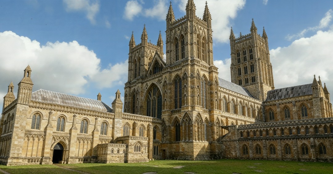How the Lady Chapel at Glastonbury Abbey might have looked in the 15th century. Picture: Glastonbury Abbey/AI