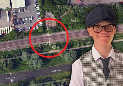 Harry Basham tragically died after being hit by a train at the crossing in Taunton. Pictures: Google/BTP