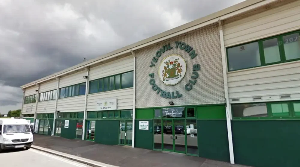 Yeovil Town coaches Dryden and Gill have left Huish Park. Picture: Google