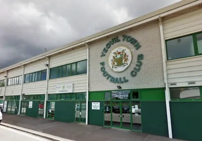 Yeovil Town coaches Dryden and Gill have left Huish Park. Picture: Google